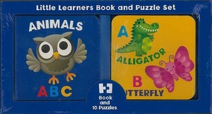 【洋書アウトレット】 ANIMALS　ABC−Little　Learners　Book　and　Puzzle　Set 動物/どうぶつ