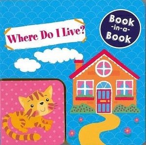 【洋書アウトレット】 Where　Do　I　Live？　Book−in−a−Book インテリア/雑貨