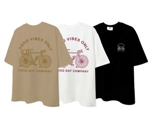 【2025春夏新作】自転車イラスト半袖Tシャツ