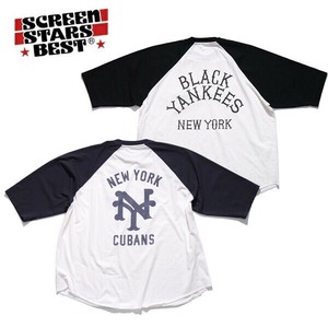 スクリーンスターズ ベスト【SCREEN STARS BEST】RAGLAN TEE ラグラン 7分袖 Tシャツ ニグロリーグ