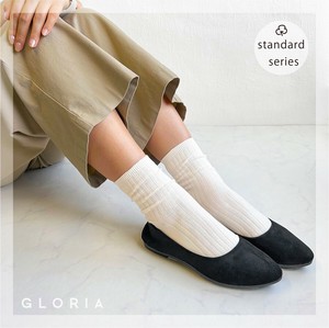 【2025秋冬新作6月入荷】【予約販売】無地リブクルーソックス　靴下　婦人　レディース