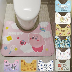 サンリオ ディズニー 星のカービィ おさるのジョージ PVCトイレマット