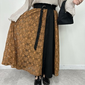 2025年新商品 裙子 裙子 缝线/拼接