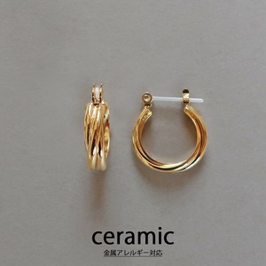 Pierced Earringss Jewelry Ceramic Made in Japan
