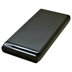 モバイルバッテリー 10000mAh USBTypeA・TypeC ブラック