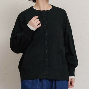 【9月予約販売】【2025年秋冬新作】もちもちニット袖口配色カーディガン