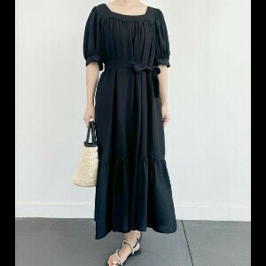 Casual Dress Square Neck