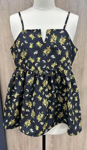 预购 吊带背心 印花 抹胸/紧身胸衣 花卉图案