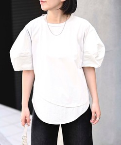 ボリューム袖半袖カットソー
