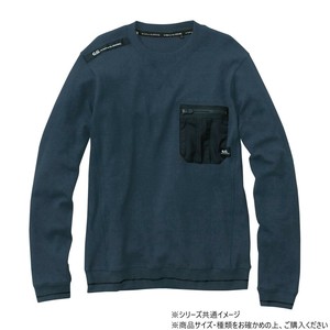 桑和 3105-52 長袖Tシャツ Lサイズ チャコールグレー(23)