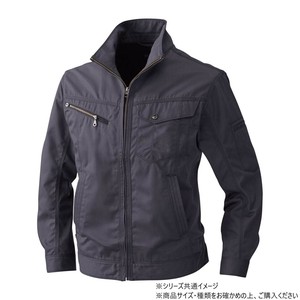 桑和 3223 長袖ブルゾン LLサイズ チャコールグレー(23)