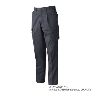 桑和 3228 ワンタックカーゴパンツ 73サイズ チャコールグレー(23)