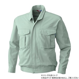 桑和 4113 長袖ブルゾン 4Lサイズ モスグリーン(107)