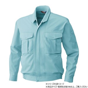 桑和 4113 長袖ブルゾン LLサイズ パウダB(204)