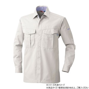 桑和 4115 長袖シャツ Mサイズ ローズウット(83)