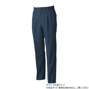 桑和 4119 ツータックスラックス 100サイズ ネイビー(1)