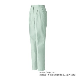 桑和 4220 レディースツータックスラックス Sサイズ モスグリーン(107)