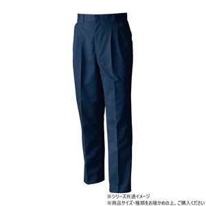 桑和 4229 ツータックスラックス 100サイズ ネイビー(1)