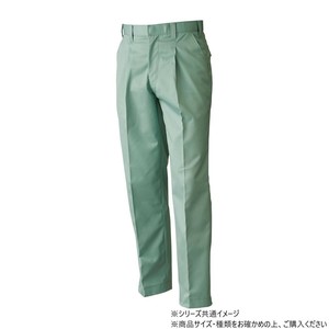 桑和 4339 ワンタックスラックス 70サイズ モスグリーン(107)