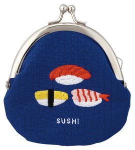【予約販売！！6月下旬頃出荷予定！！】 刺繍ガマグチ　寿司