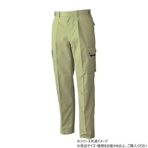 桑和 4448 ワンタックカーゴパンツ 76サイズ マスタード(92)