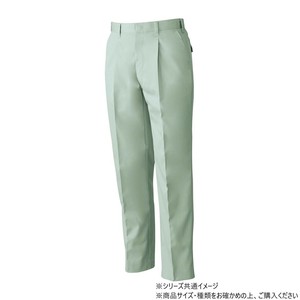 桑和 4449 ワンタックスラックス 76サイズ モスグリーン(107)
