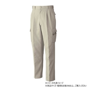 桑和 4888 ツータックカーゴパンツ 70サイズ アイボリー(5)