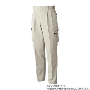 桑和 5338 ツータックカーゴパンツ 100サイズ モスグリーン(107)