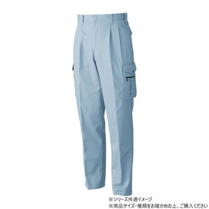 桑和 5338 ツータックカーゴパンツ 110サイズ モスグリーン(107)