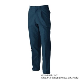 桑和 5778 ワンタックカーゴパンツ 73サイズ ネイビー(1)