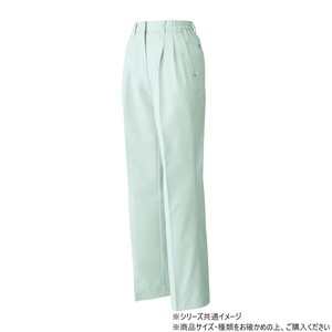 桑和 6110 レディースツータックスラックス LLサイズ モスグリーン(107)