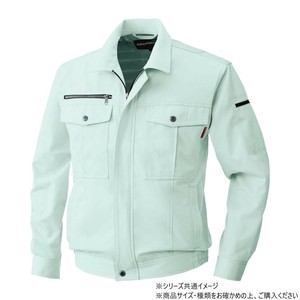 桑和 6113 長袖ブルゾン Sサイズ モスグリーン(107)