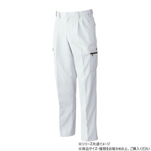 桑和 6118 ツータックカーゴパンツ 82サイズ シルバーグレー(22)