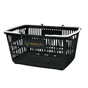 錦化成 エコブラックバスケット10 BK 31L ブラック ショッピング バック 買い物かご