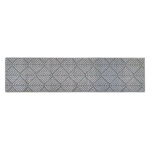オカトー ルグンキッチンマット 45×180cm 丸巻き GRY グレー 洗える フラット
