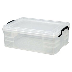 和泉化成 セーフティーBOX4型 クリア 収納用品 収納ケース 収納ボックス 小物収納 整理整頓