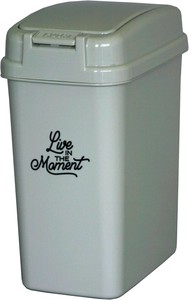 平和工業 プッシュペール 12L MBE ミルクティーベージュ ゴミ箱 ふた付き ワンプッシュ