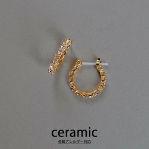 Pierced Earringss Jewelry Ceramic Made in Japan