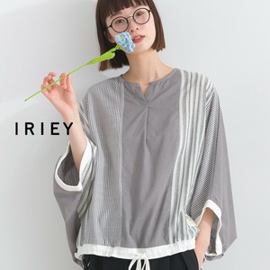 Button Shirt/Blouse Mixing Texture Switching [S/S NEW]