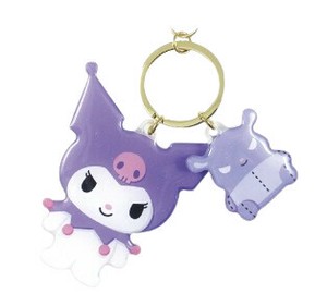 8月入荷予定　サンリオキャラクターズ　ダイカットツインキーホルダー　クロミ