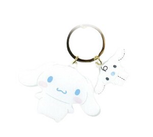 8月入荷予定　サンリオキャラクターズ　ダイカットツインキーホルダー　シナモロール
