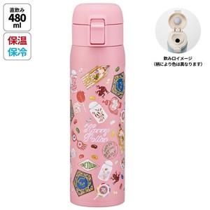 Water Bottle One Push Stainless Steel Bottle 480ml