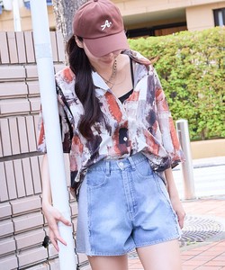 半袖カイキン柄シャツ