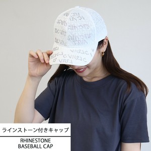 【Carina】ラインストーン付きキャップ