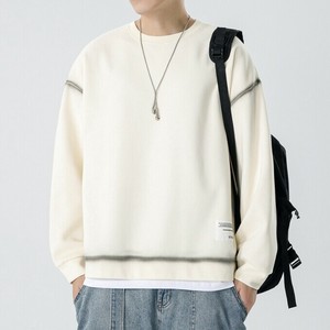 パーカー 長袖 厚手 秋冬 無地  ラウンドネック ゆったり 快適 メンズ ファッション ABQ1276