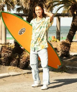 Button Shirt Hawaiian Shirt [S/S NEW]