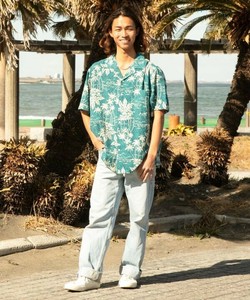 Button Shirt Hawaiian Shirt [S/S NEW]