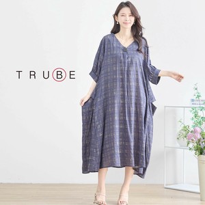 2025年新商品 洋装/连衣裙 L尺寸 格子图案