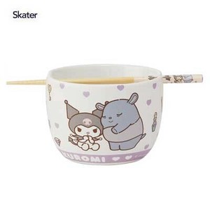 丼饭碗/盖饭碗 Sanrio三丽鸥 Kuromi酷洛米 Skater 600ml 21cm