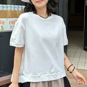 u27903トップス レディース 無地 Tシャツ 韓国風 3色 短袖 2025春夏新作
